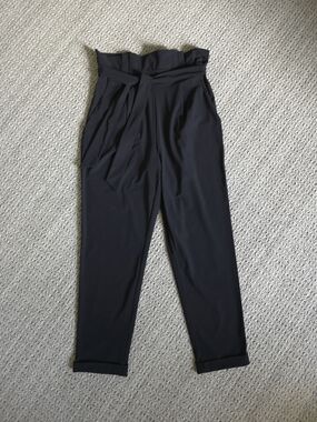 ONA by Yoon Chung High-Waisted Pants with Front Tie